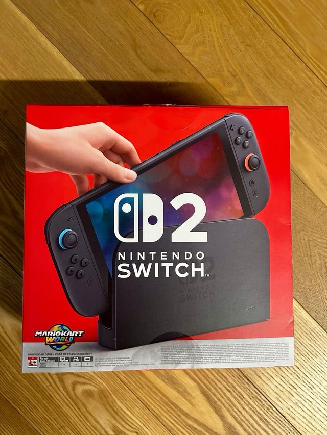Scatola promozionale Nintendo Switch 2