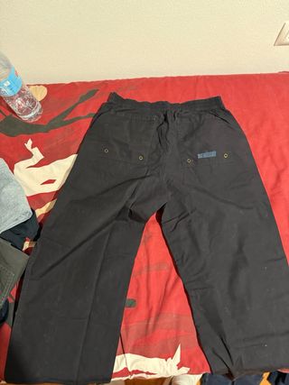 Pantalones anchos Calvin Klein negros