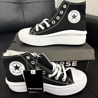 Converse plataforma negras