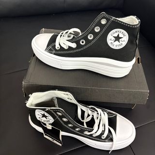 Converse plataforma negras