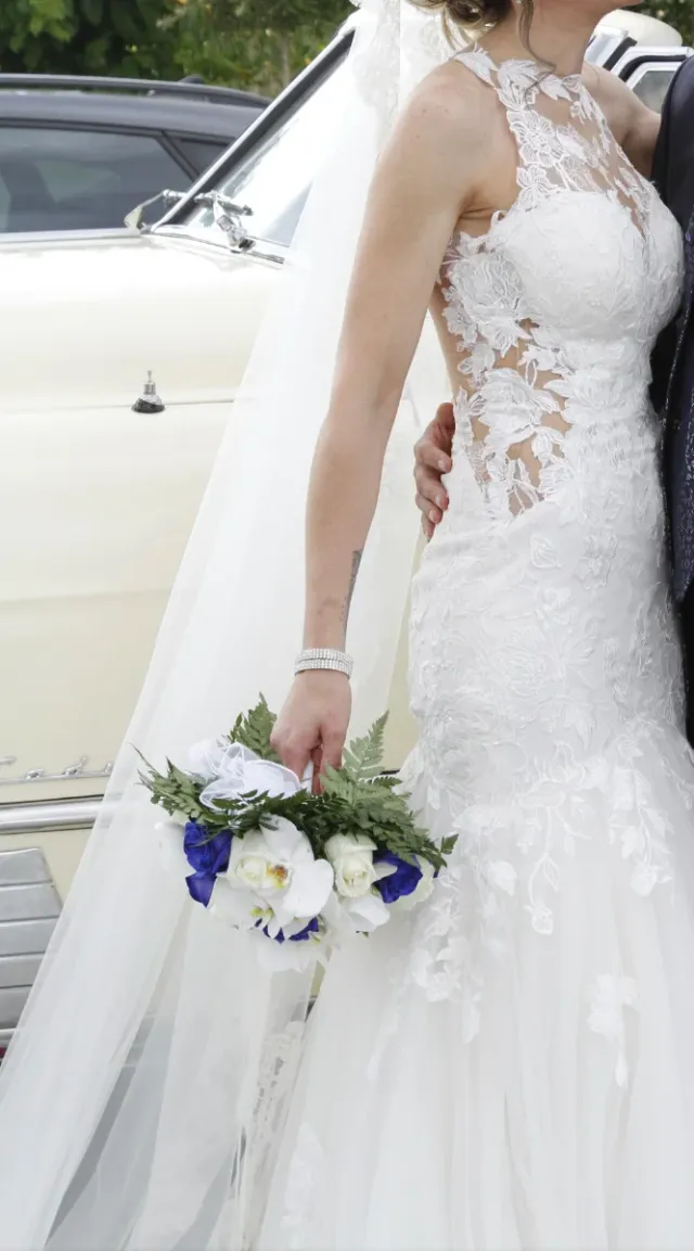 Vestido de Novia Blanco Encaje