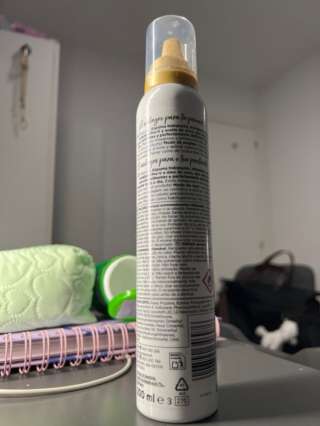 Pantene Espuma Rizos Definidos Nivel 5