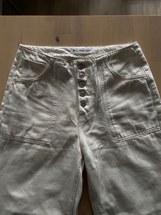 Vaqueros Mango beige como nuevos