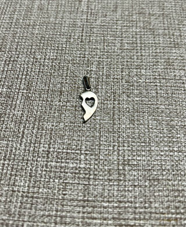 Catena in argento con ciondolo a mezzaluna