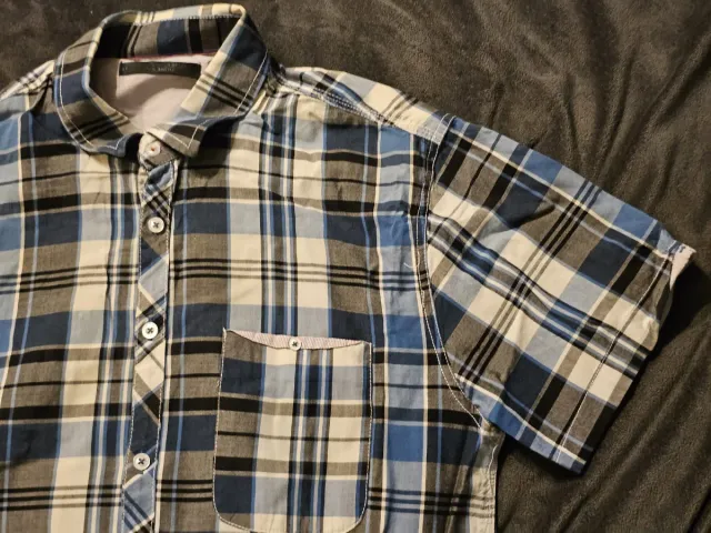 Camisa Jack & Jones cuadros manga corta