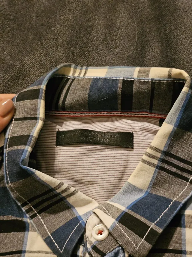 Camisa Jack & Jones cuadros manga corta