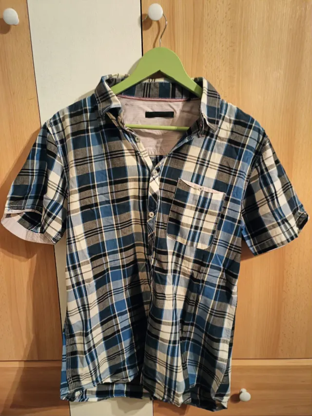 Camisa Jack & Jones cuadros manga corta