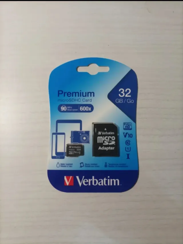Carta microSDHC Verbatim 32GB Premium