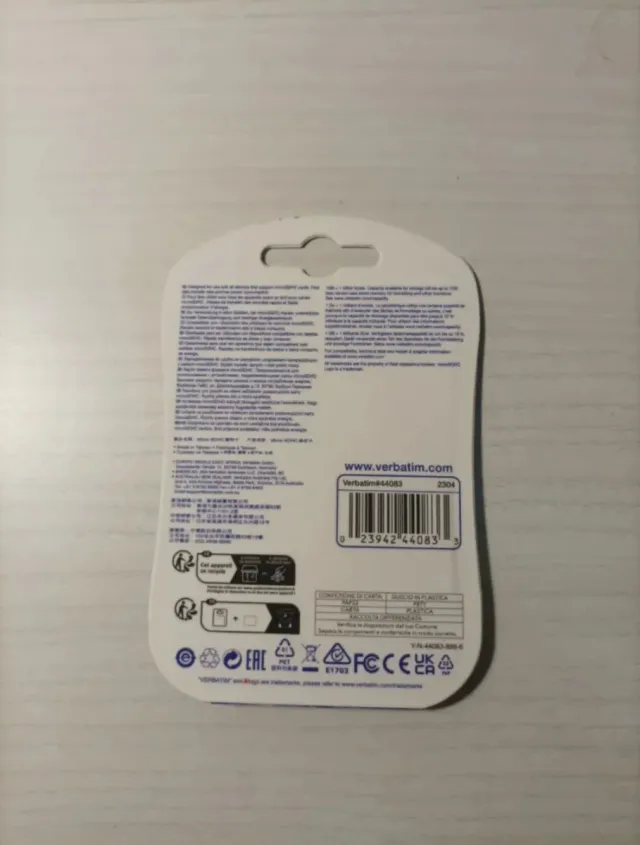 Carta microSDHC Verbatim 32GB Premium