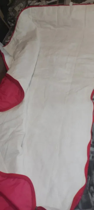 Saco de dormir rojo rosa