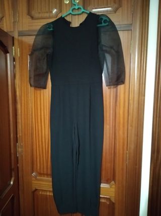 Buzo mono negro de fiesta talla M mujer