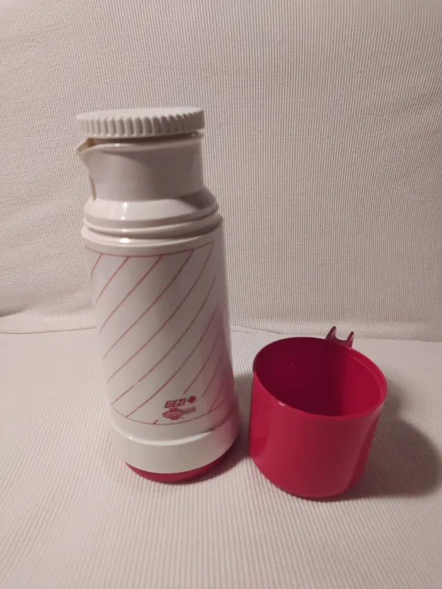 Thermos GEZI rosso e bianco