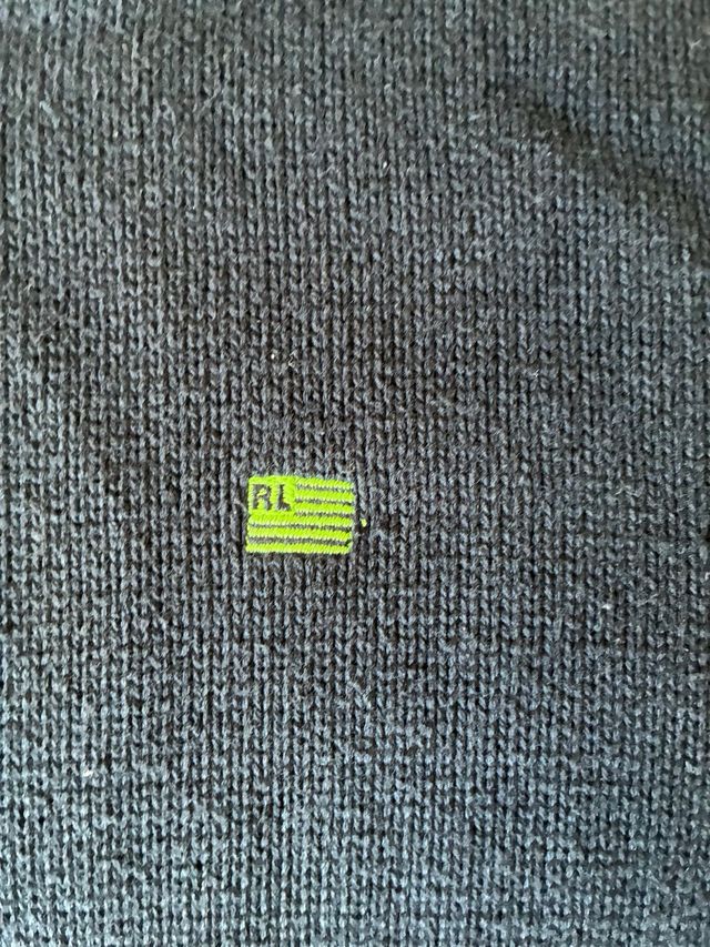 Jersey Ralph Lauren Cremallera Negro