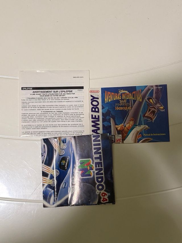 Disney Hércules Game Boy Cartucho y Caja