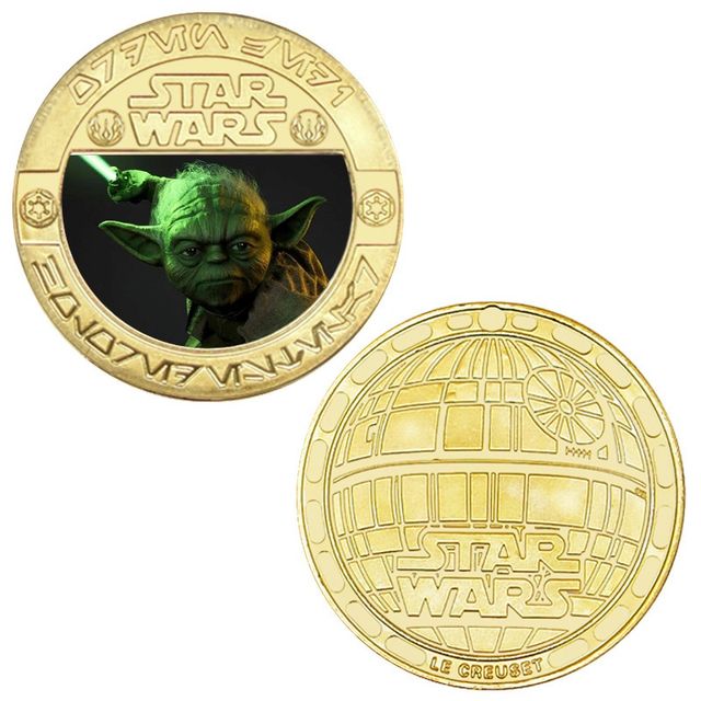 *BLACK FRIDEY!! STAR WARS 5 MONEDAS DE COLECCIÓN