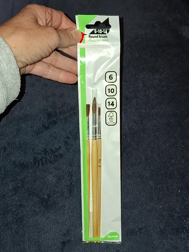 3 Pinceles Redondos 6/10/14