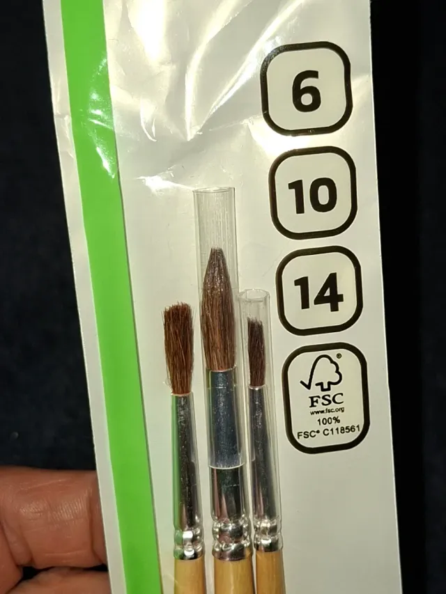 3 Pinceles Redondos 6/10/14