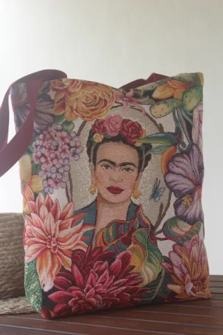 Bolso Tote Frida Kahlo Multicolor