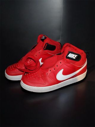 Scarpe Nike Court Borough Mid 2 Rosse Tg 39