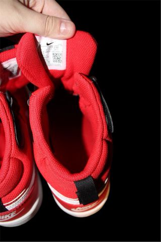 Scarpe Nike Court Borough Mid 2 Rosse Tg 39