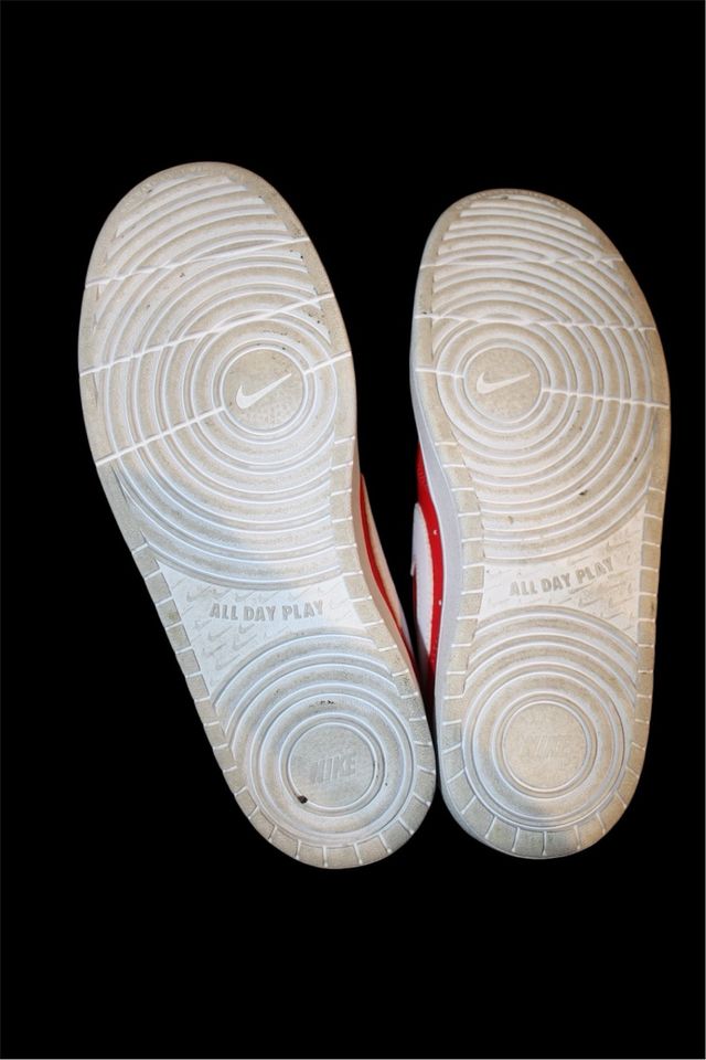 Scarpe Nike Court Borough Mid 2 Rosse Tg 39