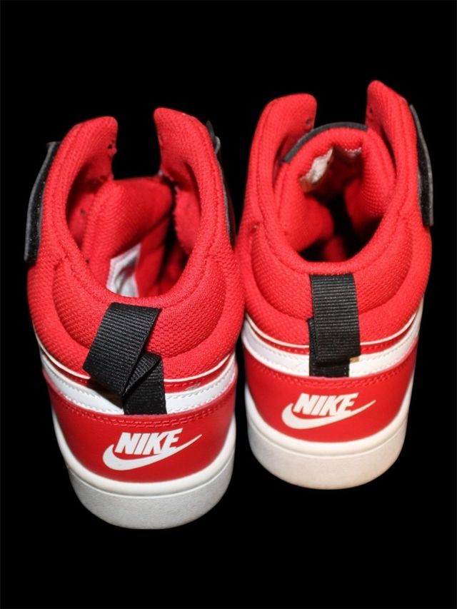 Scarpe Nike Court Borough Mid 2 Rosse Tg 39