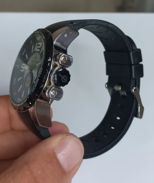 Reloj Radiant Caballero Negro y Plateado