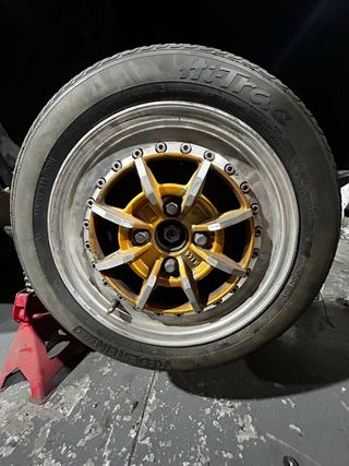 Llantas Braid 4x100 con Neumáticos Vredestein