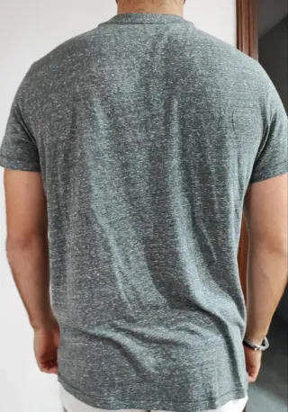 Camiseta Aeropostale Gris Talla L