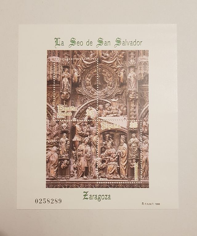 España 1998 La Seo de San Salvador Zaragoza