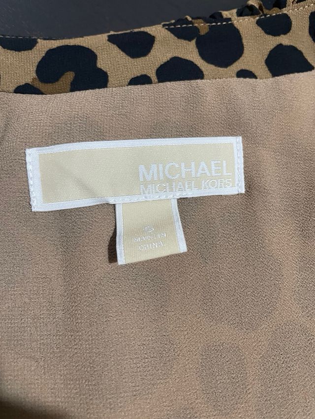 Vestido Michael Kors Animal Print