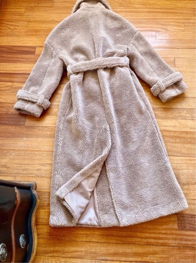 Abrigo largo Topshop beige