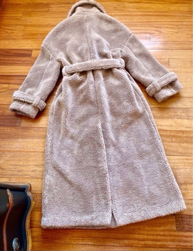 Abrigo largo Topshop beige