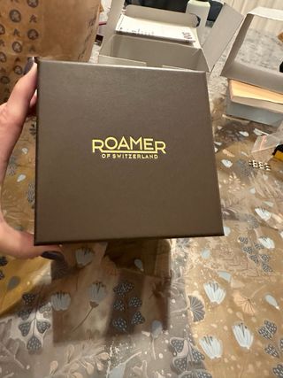 Reloj Automático Roamer Suizo Marrón/Dorado