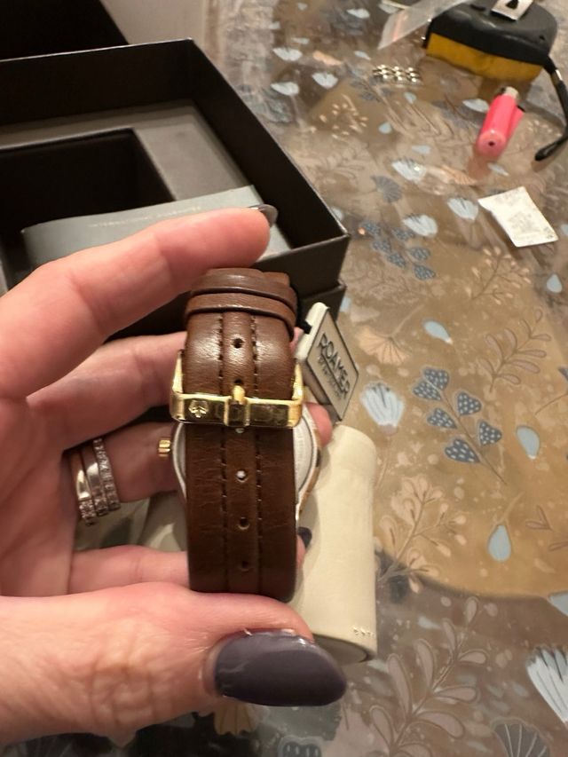 Reloj Automático Roamer Suizo Marrón/Dorado