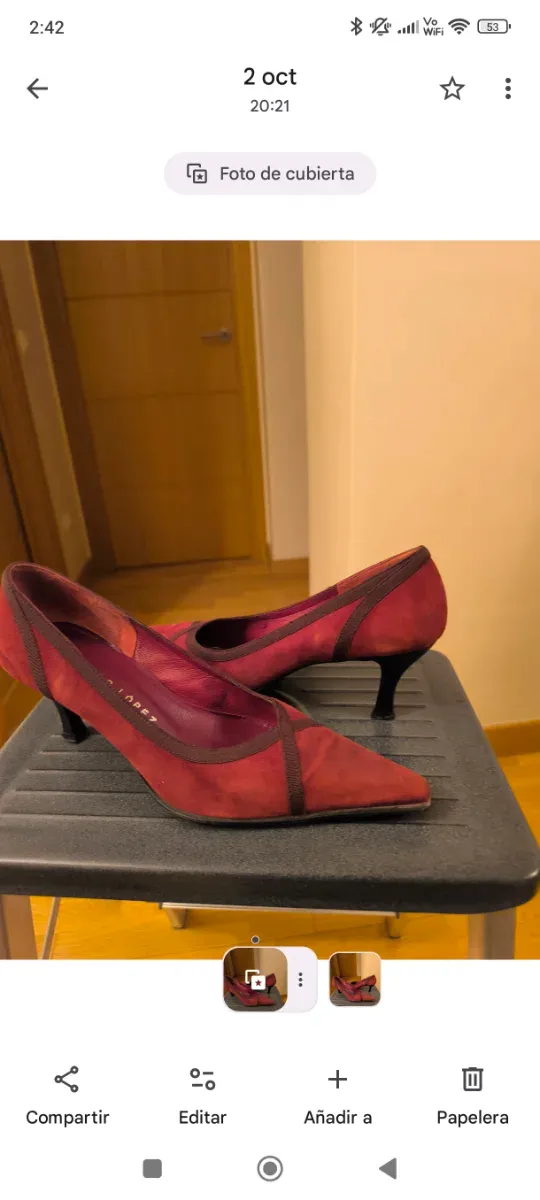 Scarpe col tacco LOPEZ bordeaux