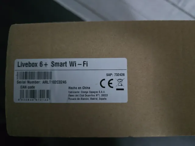 Router Livebox 6+ Orange