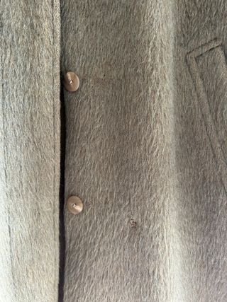 Abrigo Lana Mujer T40 Marrón Claro