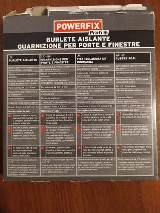 Powerfix Guarnizioni Porte/Finestre 3pz 2-3,5mm