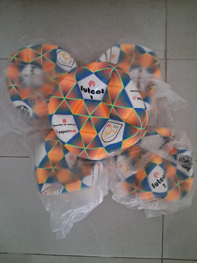 Lote 5 balones futcat