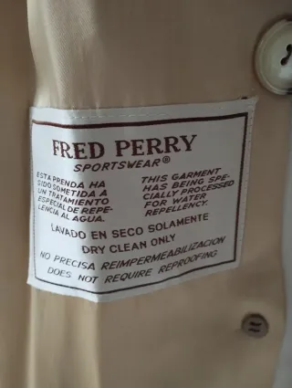 Gabardina YSL Beige Talla l