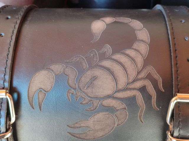 Borsa bussolotto moto Barilotto scorpione 25x12