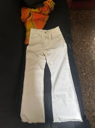 Pantalones Stradivarius Blancos