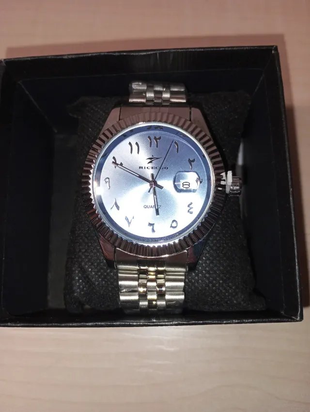 Reloj Rebirth Esfera Azul Árabe Quartz