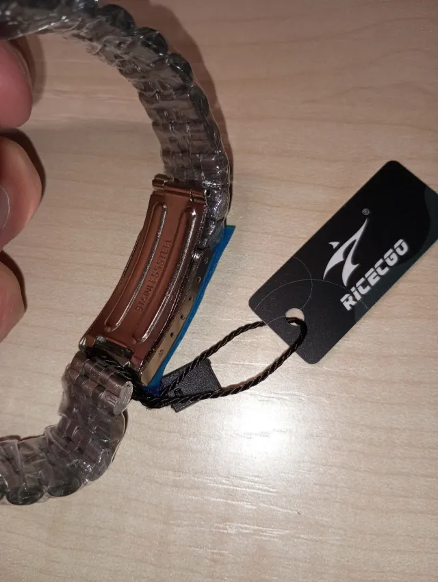 Reloj Rebirth Esfera Azul Árabe Quartz