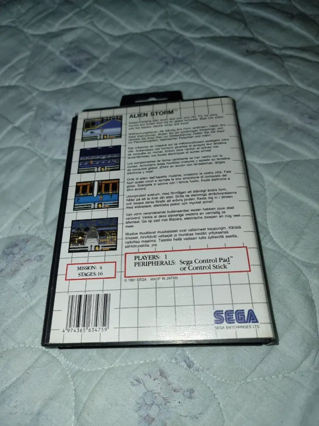 Alien Storm Sega Master System