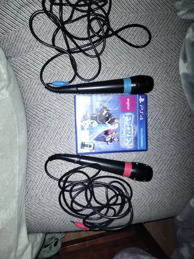 2 Microfoni Karaoke PS4 Frozen