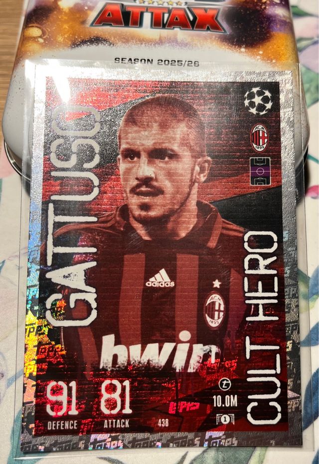 Carta Topps Attax Gattuso Cult Hero 2025/26