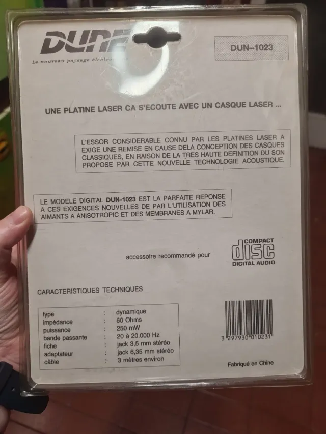 Auriculares DUN Casque Stereo DUN-1023