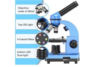 Microscopio Emarth 40X-1000X para Estudiantes